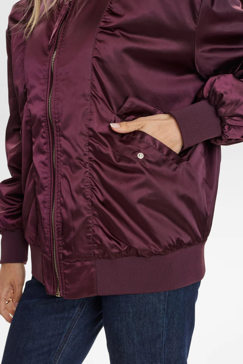 Numph Fria Oversized Bomber Jacket