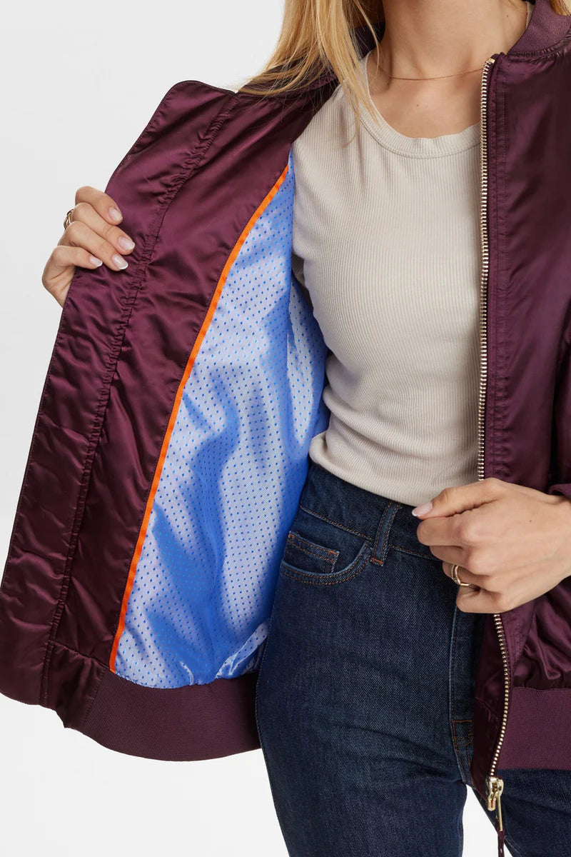 Numph Fria Oversized Bomber Jacket