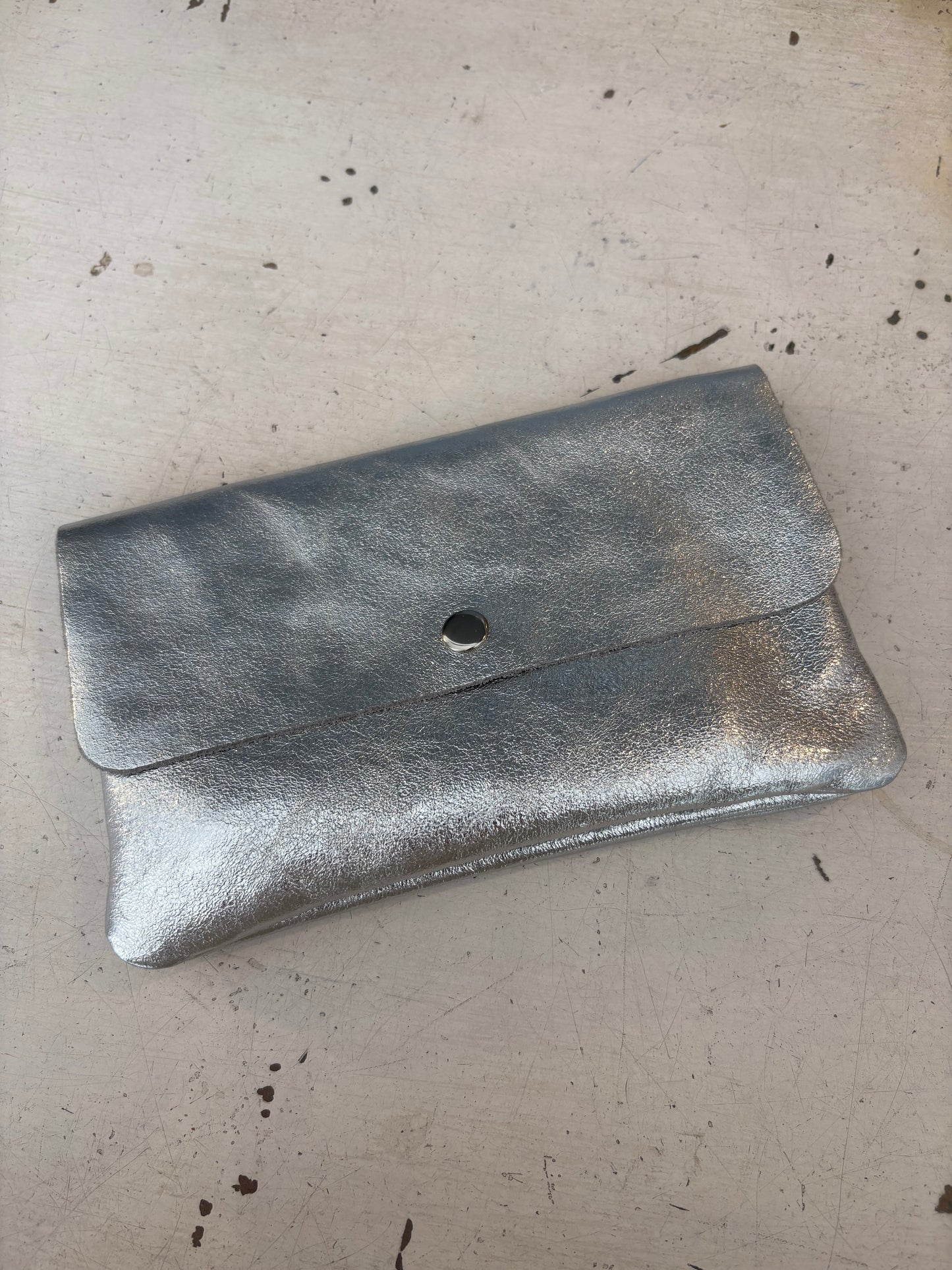 Leather Clutch Bag - Various Colours