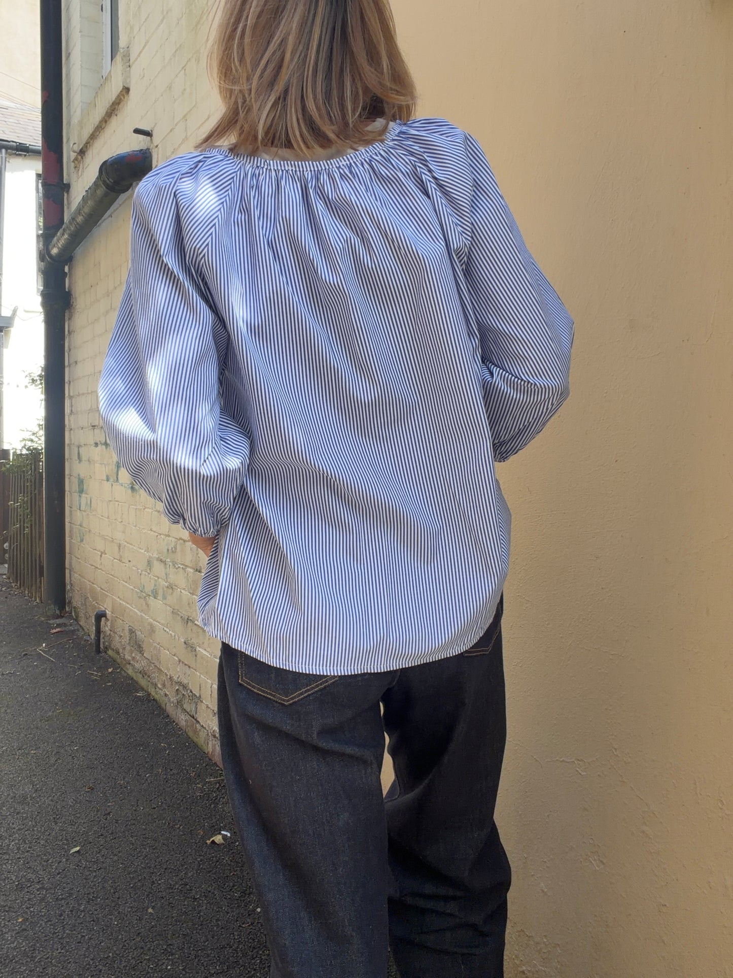 Marta Brooke Blouse - navy