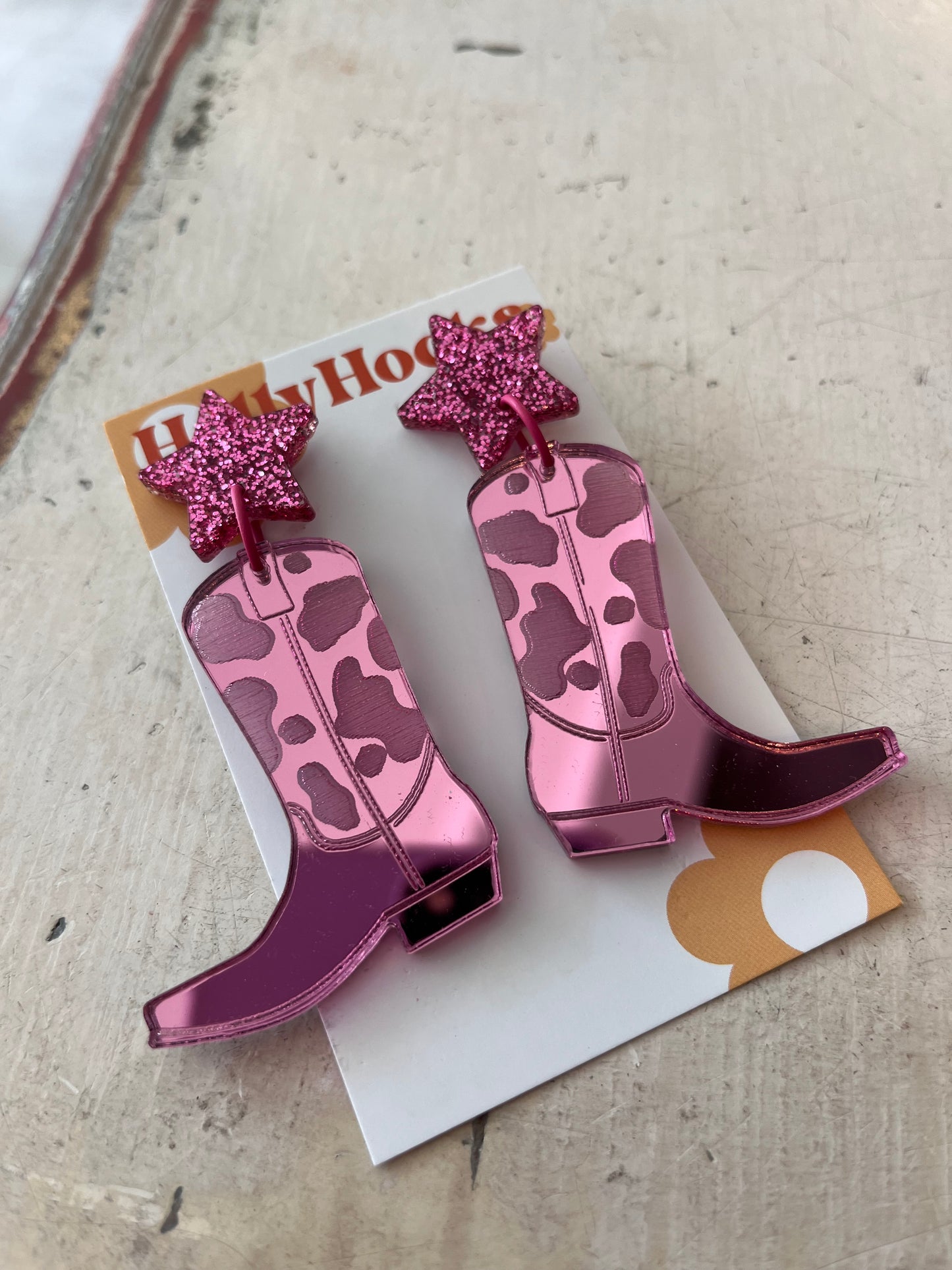 Cowgirl earrings - 4 colours