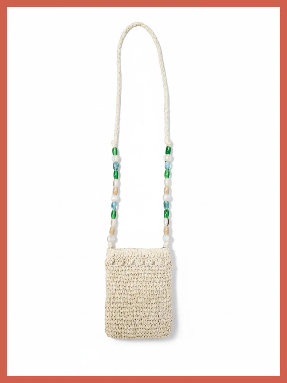 Nooki Billie Crochet Phone Bag - Natural