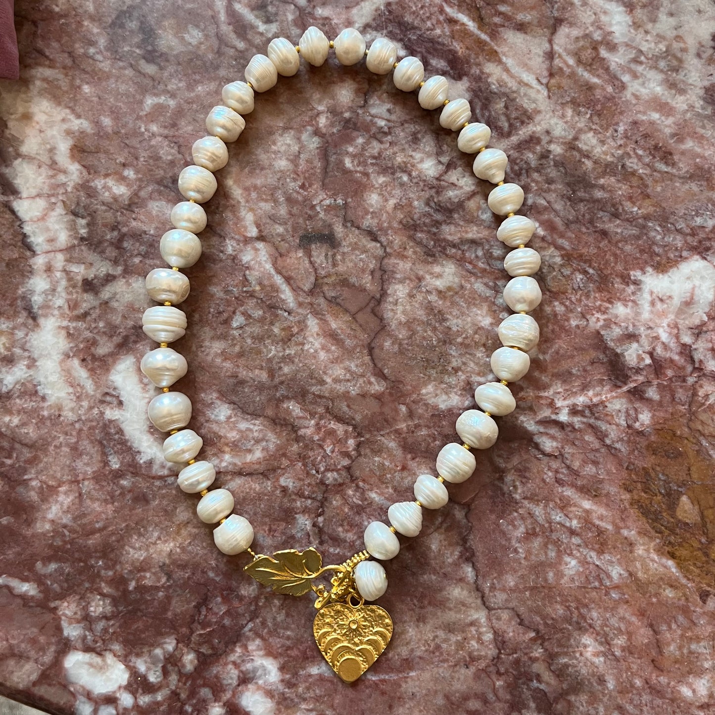 DW Sunrise Necklace - pearl