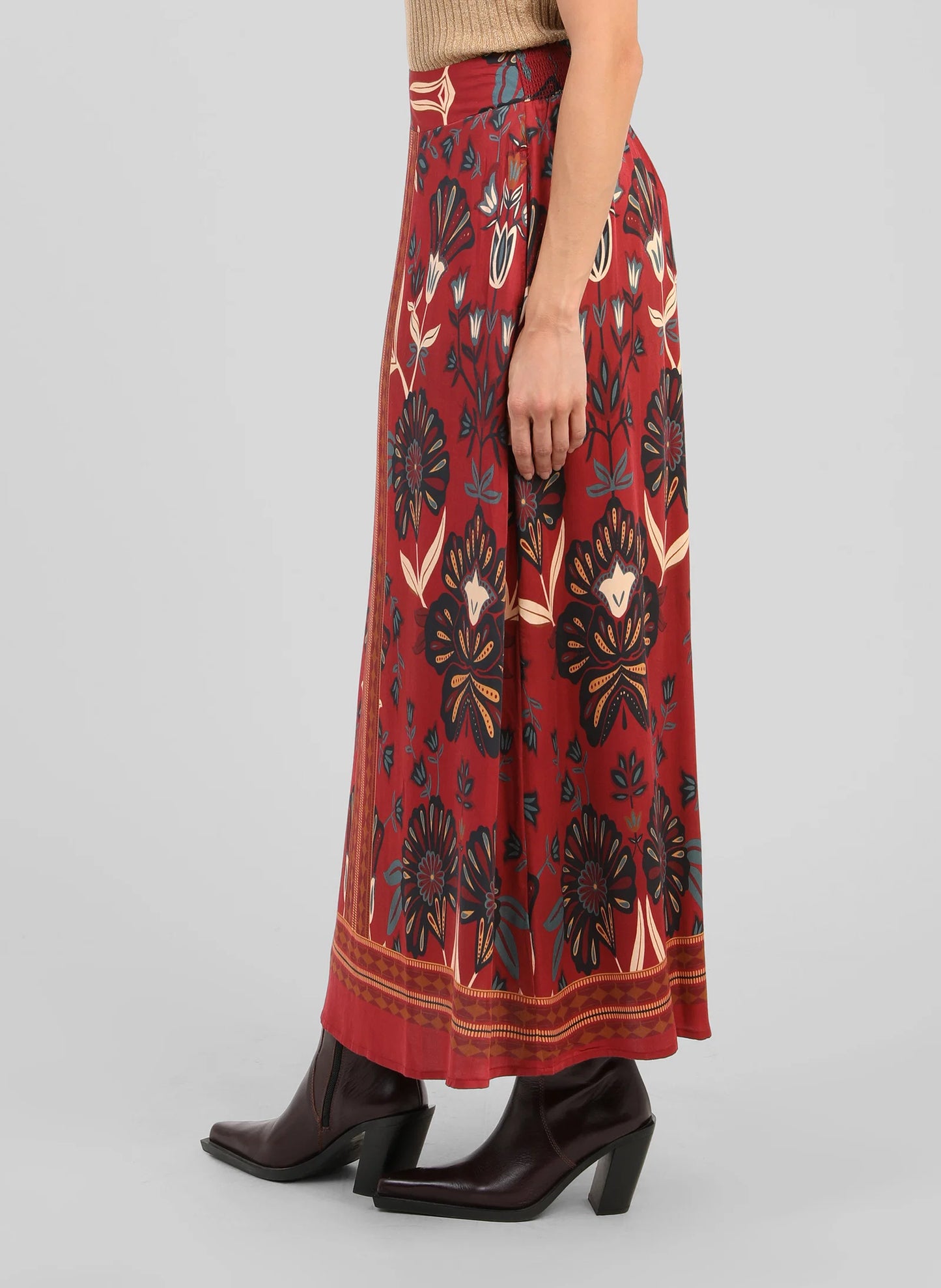An’ge Robiliane Skirt - burgundy