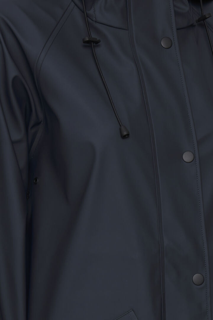 ICHI Tazi Raincoat - Navy