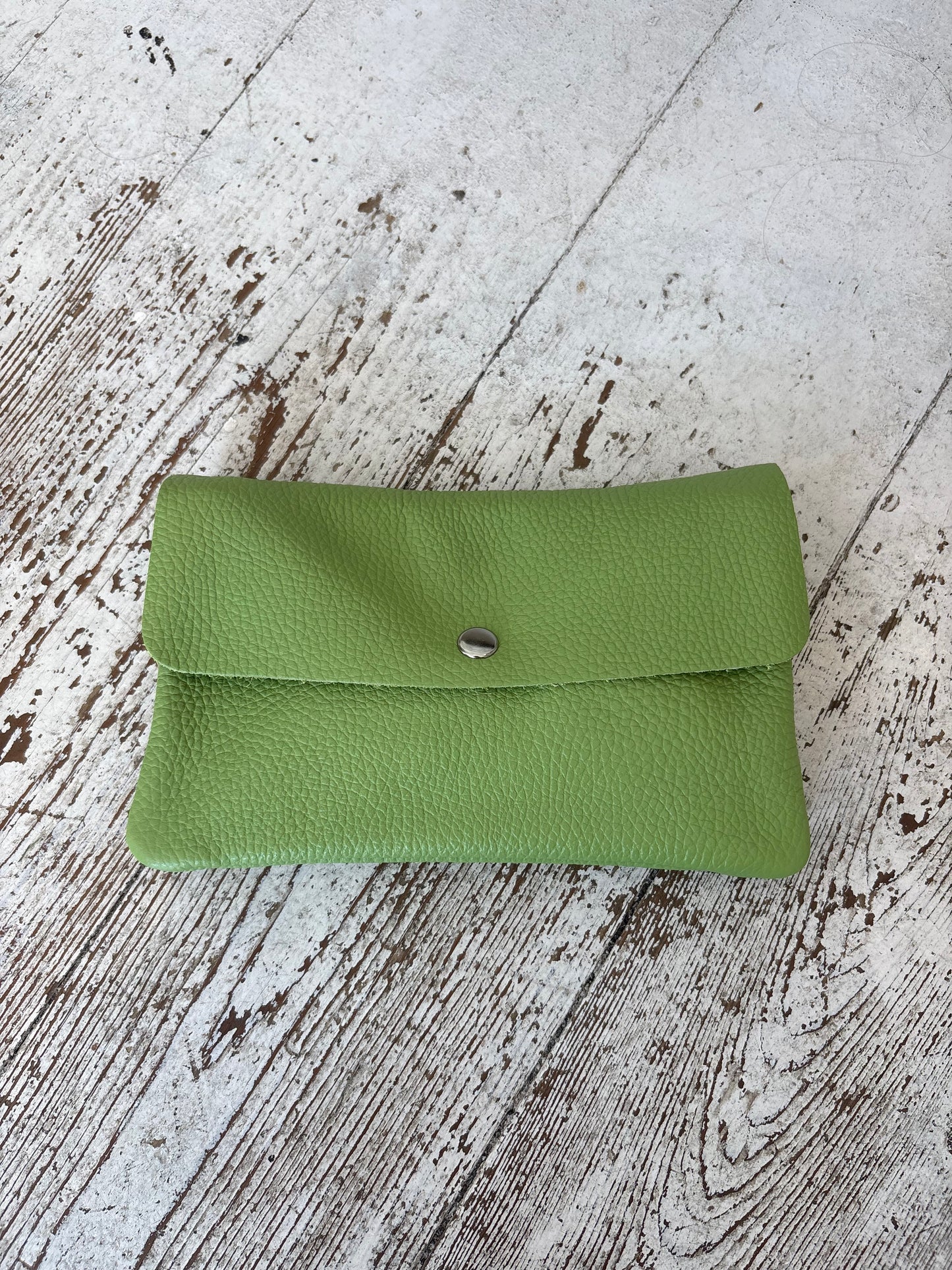 Leather Clutch Bag - Various Colours