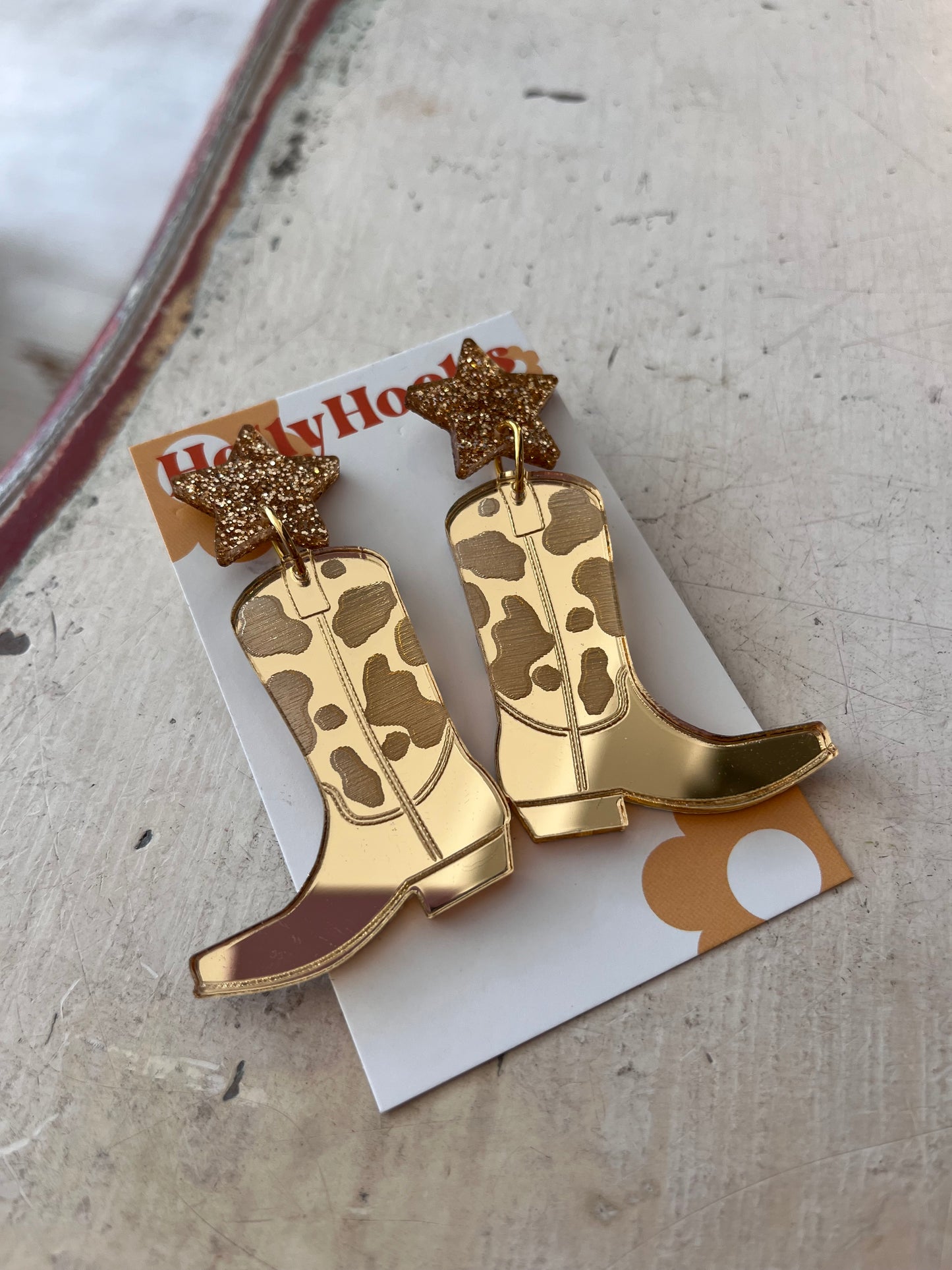 Cowgirl earrings - 4 colours
