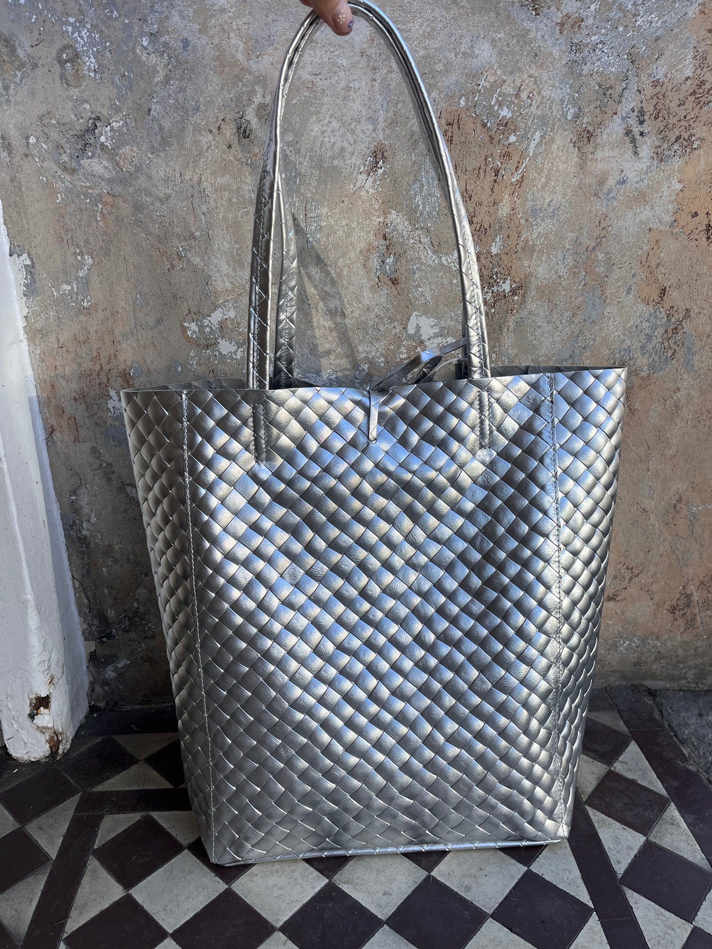 Woven shopper - 2 colours