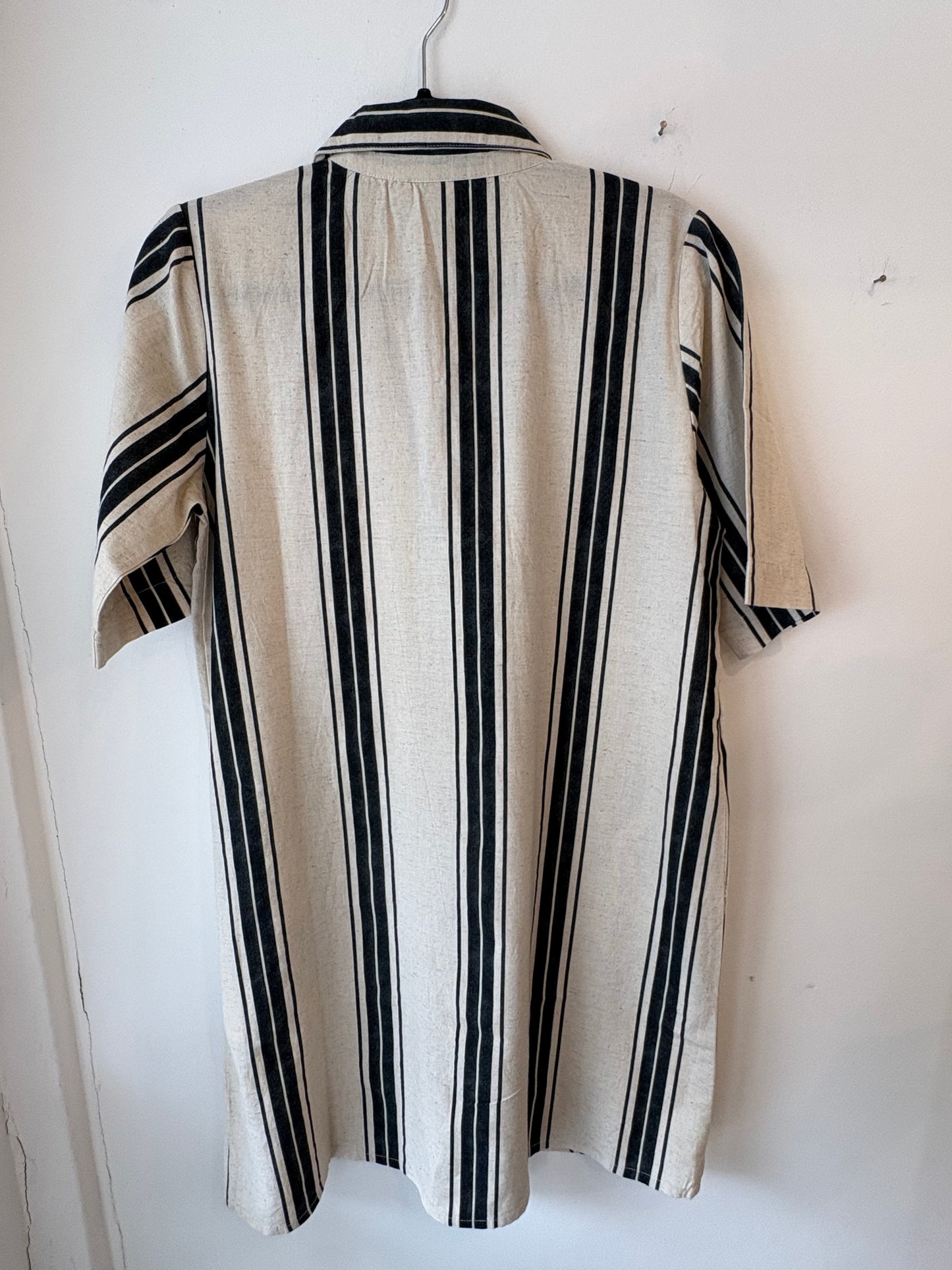 Fransa Maddie Tunic Dress - Wide Stripe