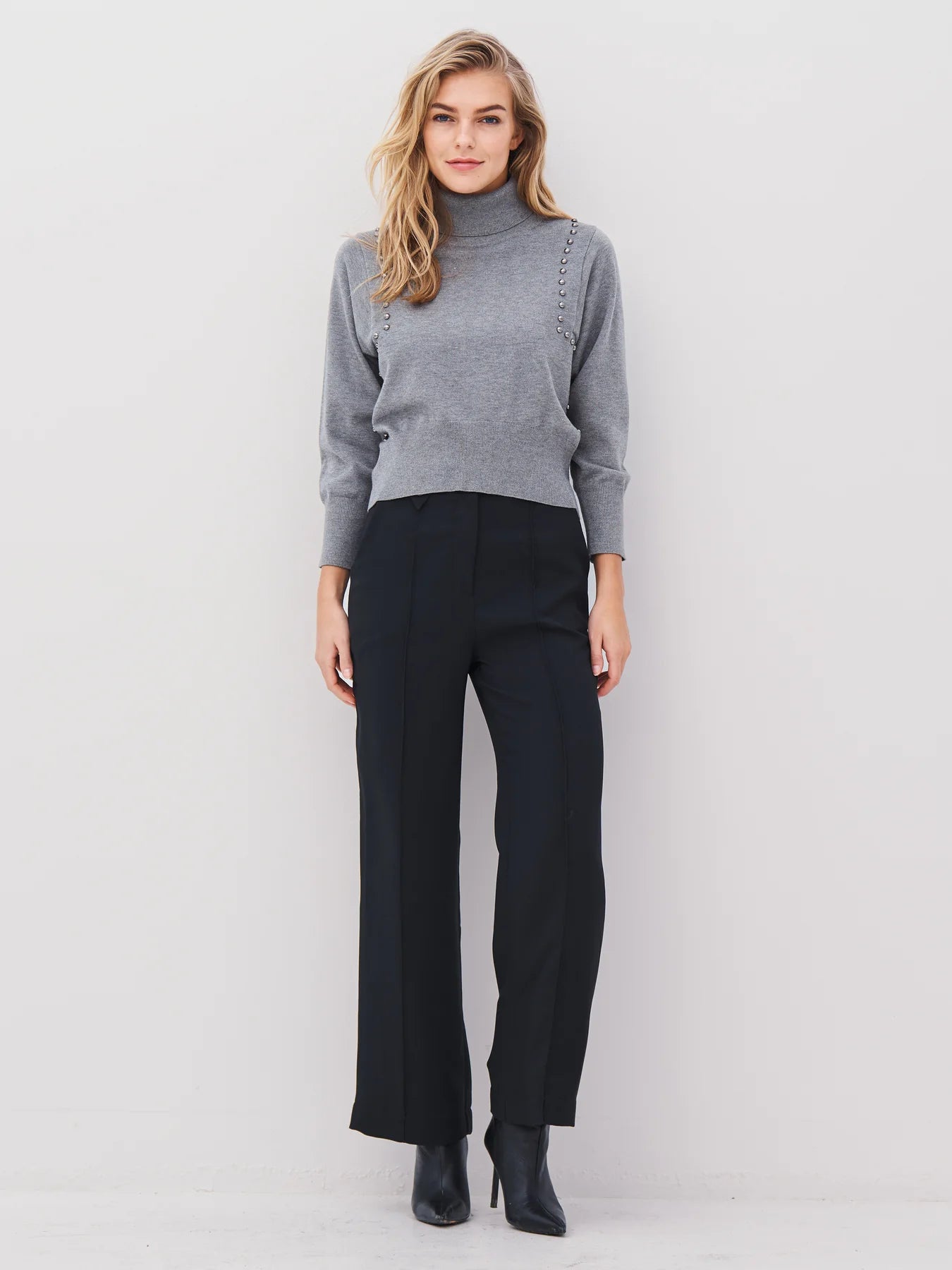 NU Denmark Adea Blouse Knit - Grey