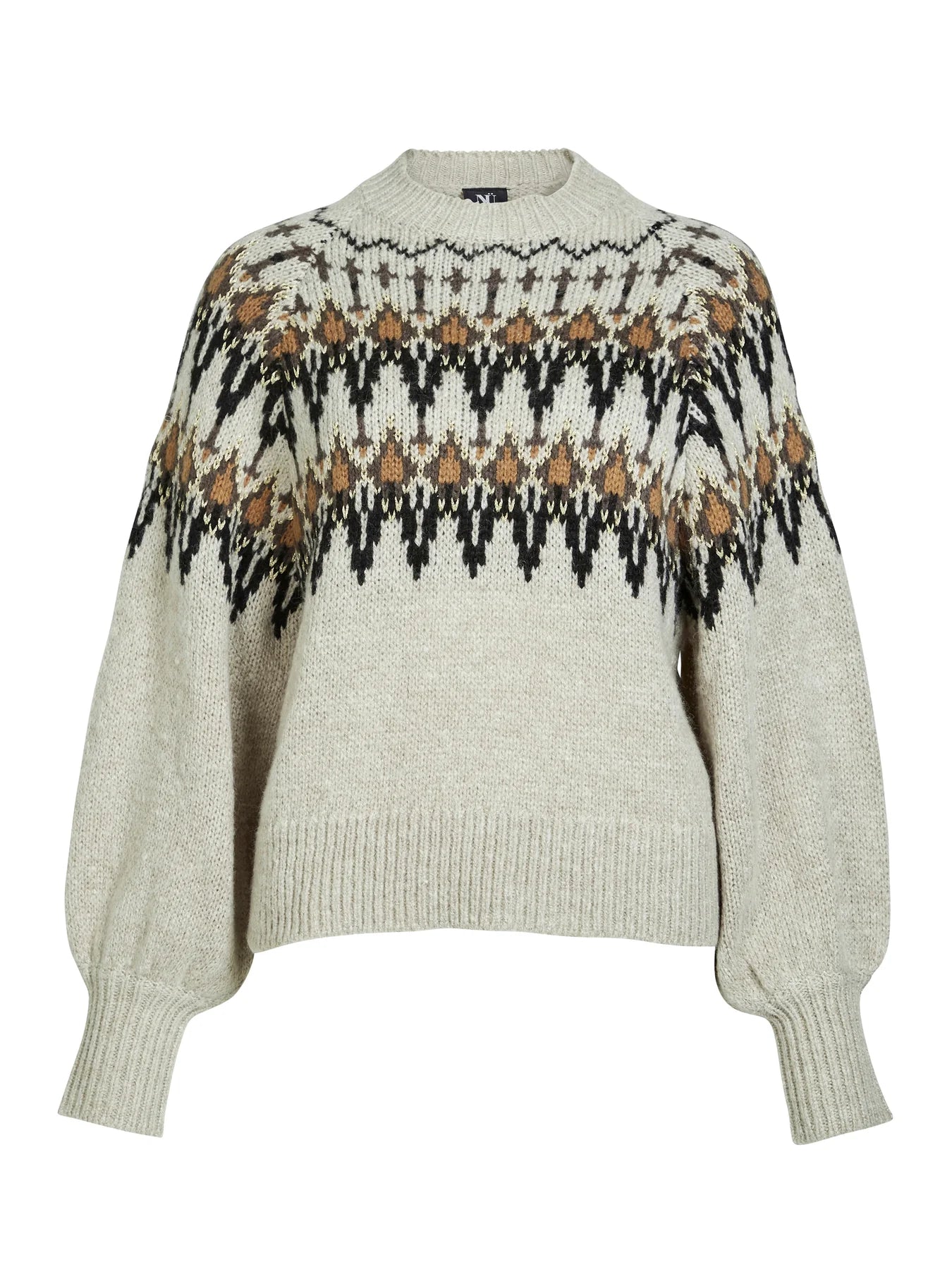NU Denmark Alena Pullover Knit - Bone Mix