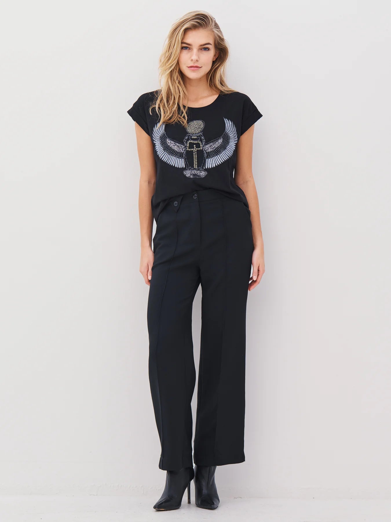 NU Denmark Alise Tee - Grey Mix