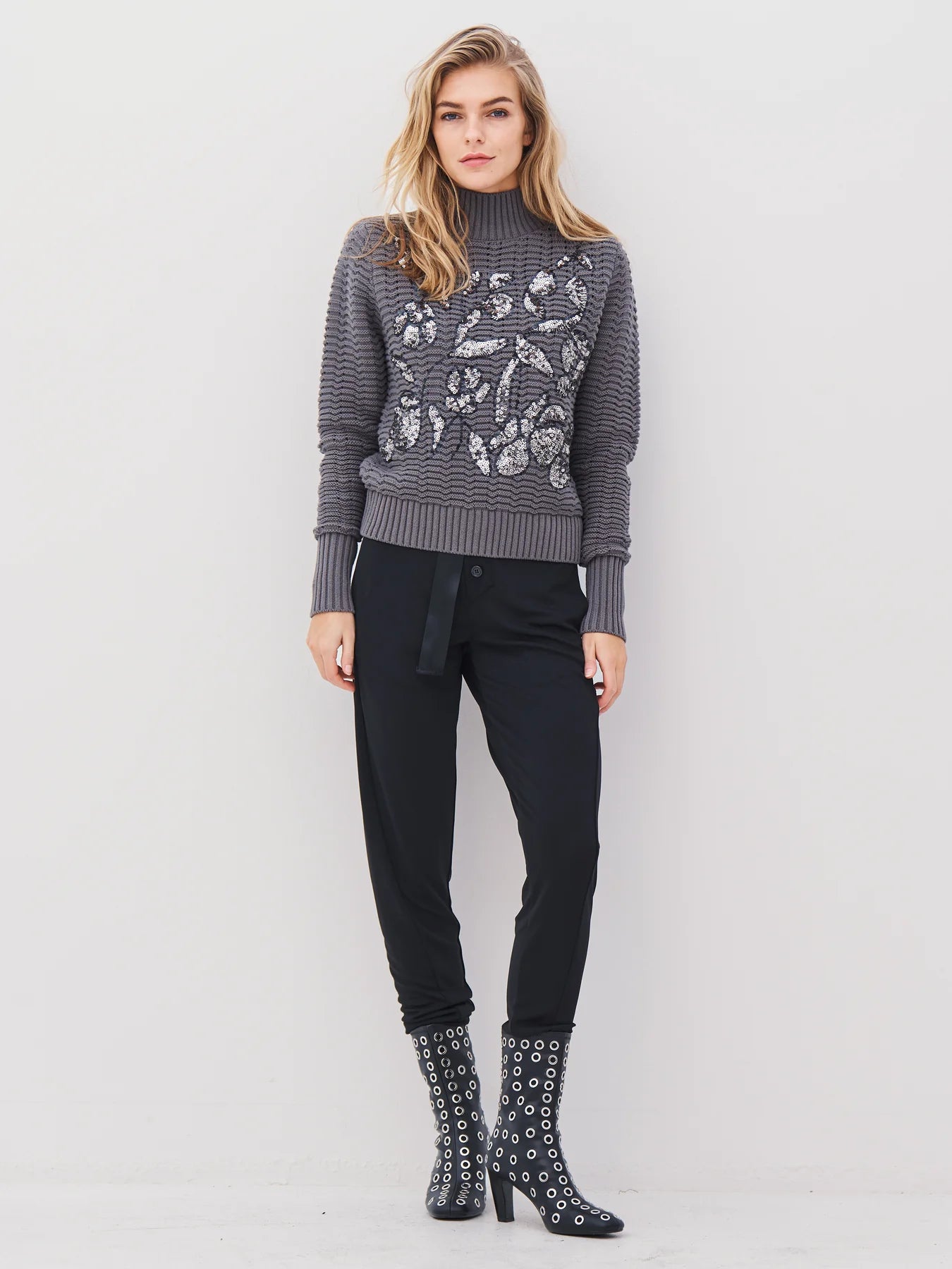 NU Denmark Anja Knit - Grey