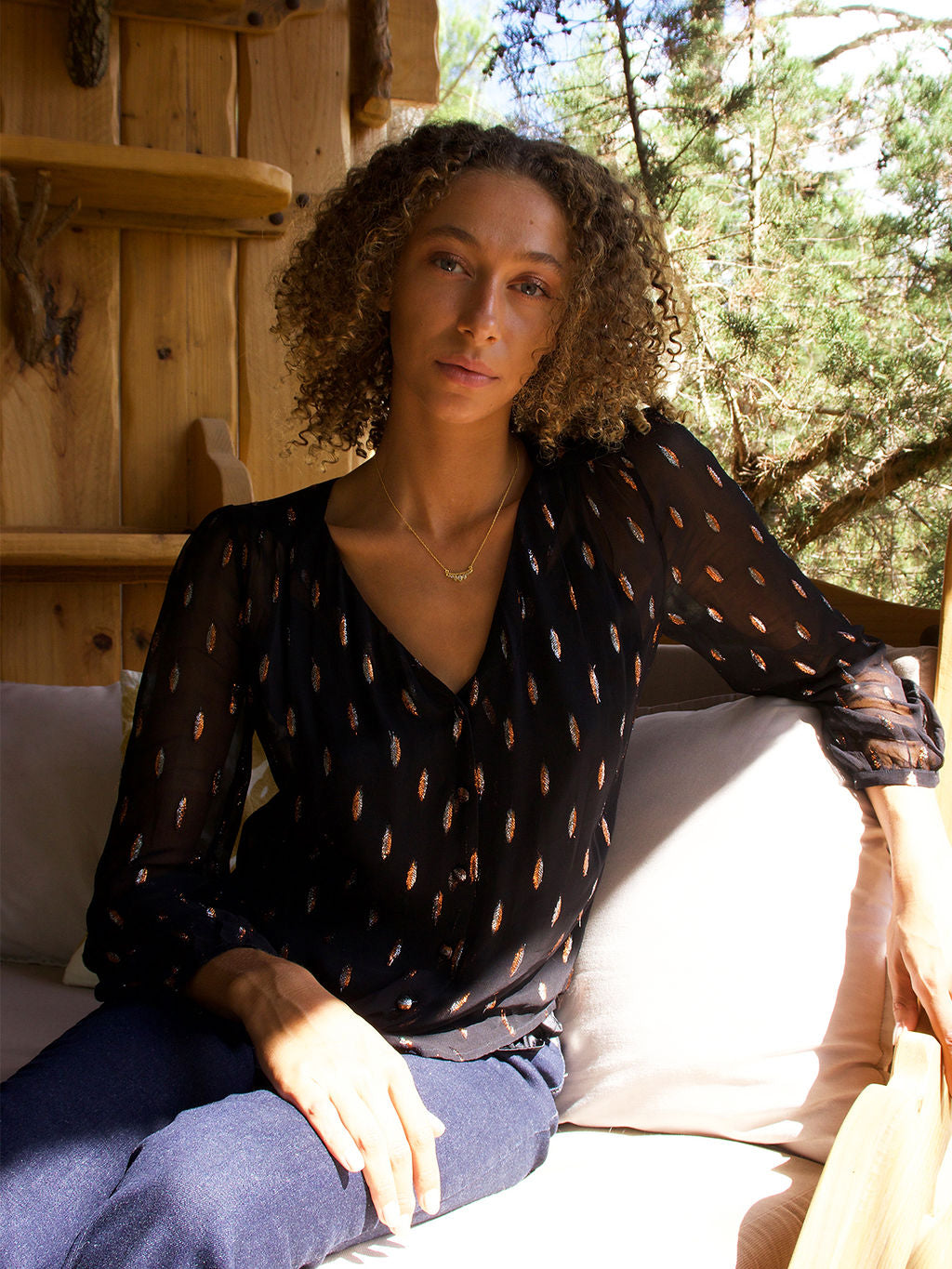 Stardust Betty Blouse