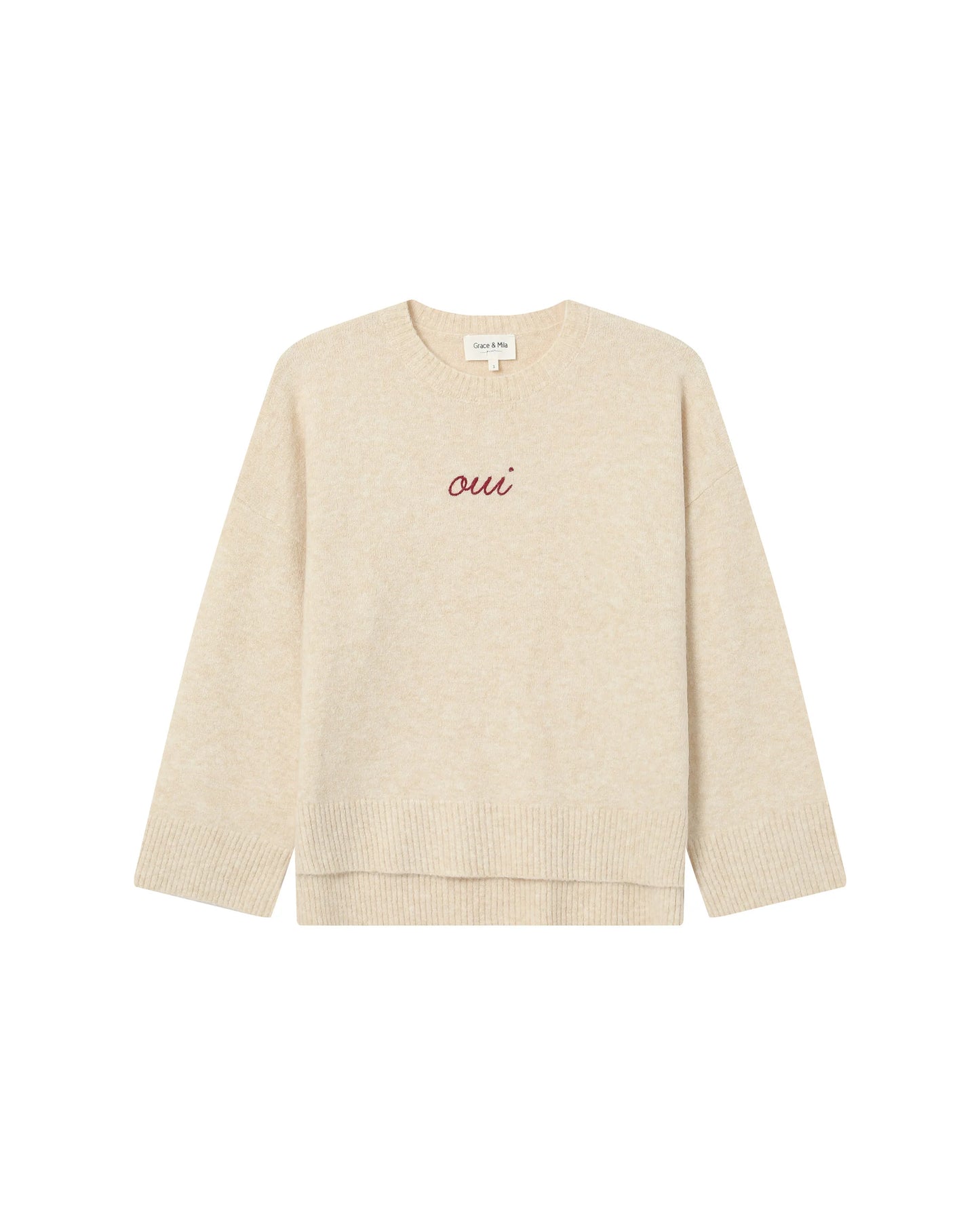 G&M Saints Jumper - beige/bordeaux