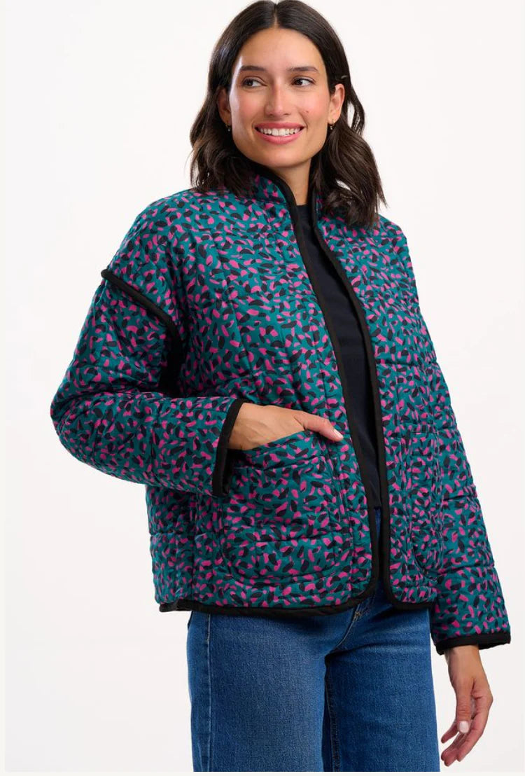 Elowen Quilted Jacket - teal