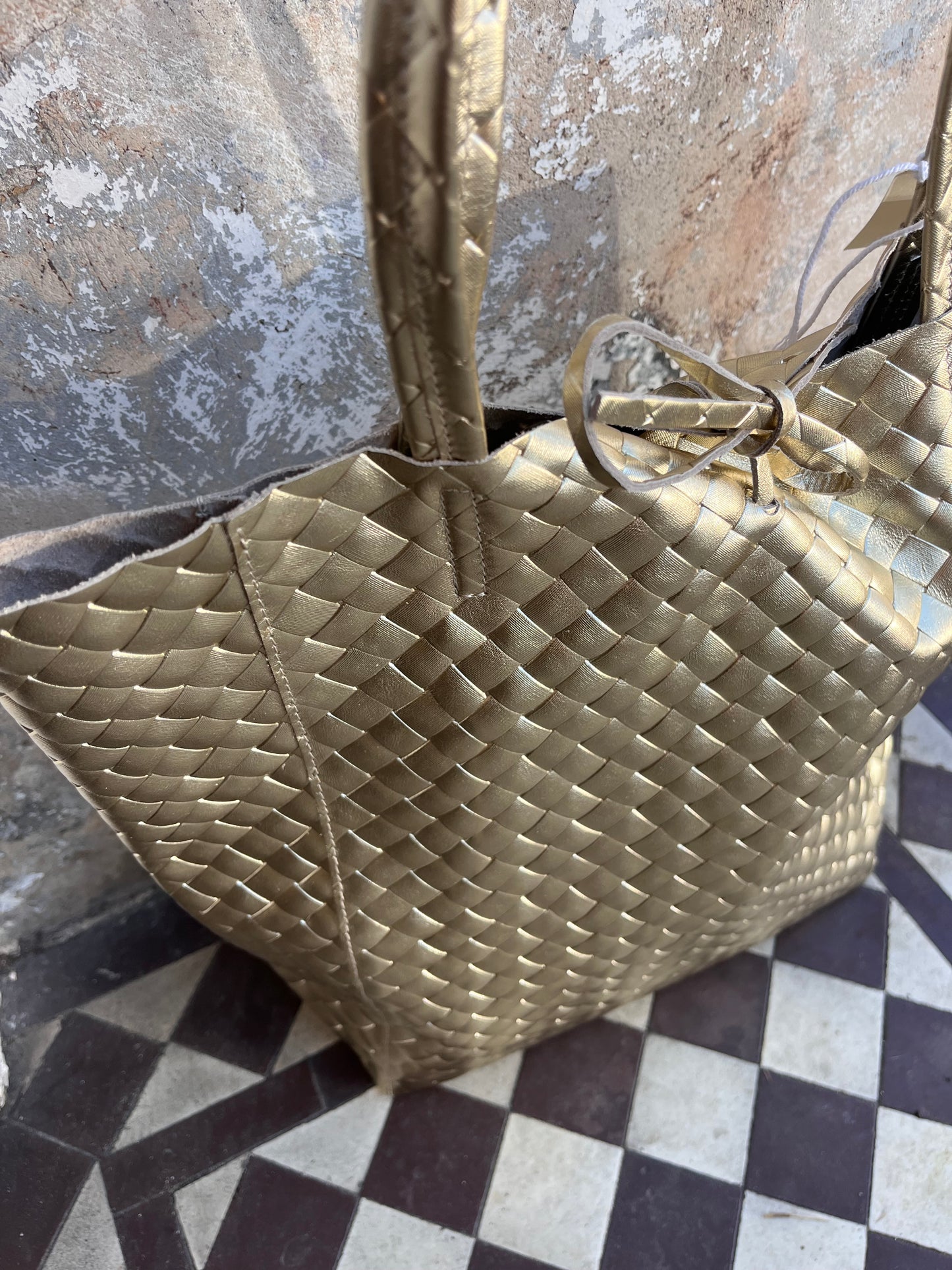 Woven shopper - 2 colours