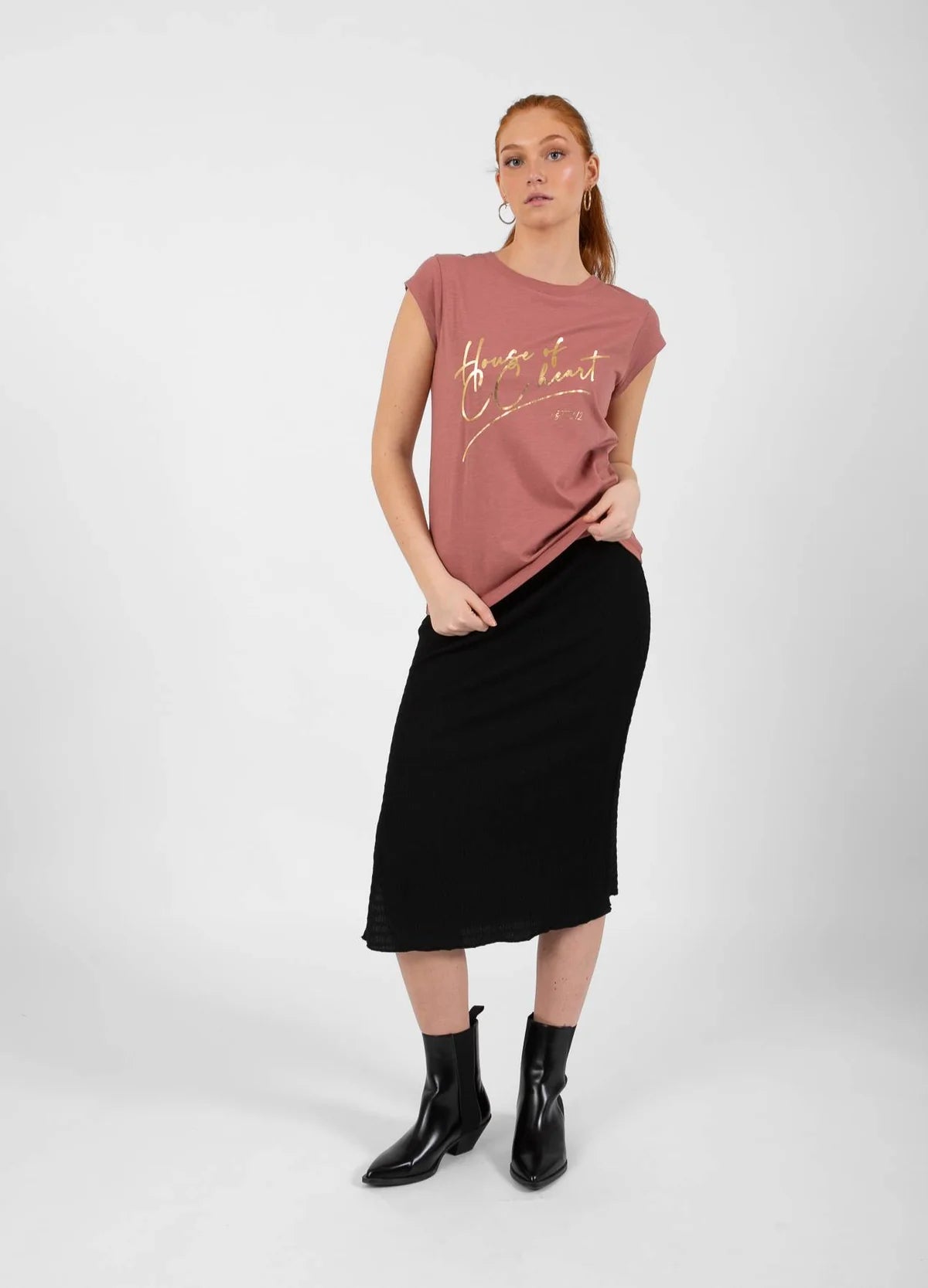 Coster Copenhagen Heart House T-Shirt - Apple Butter