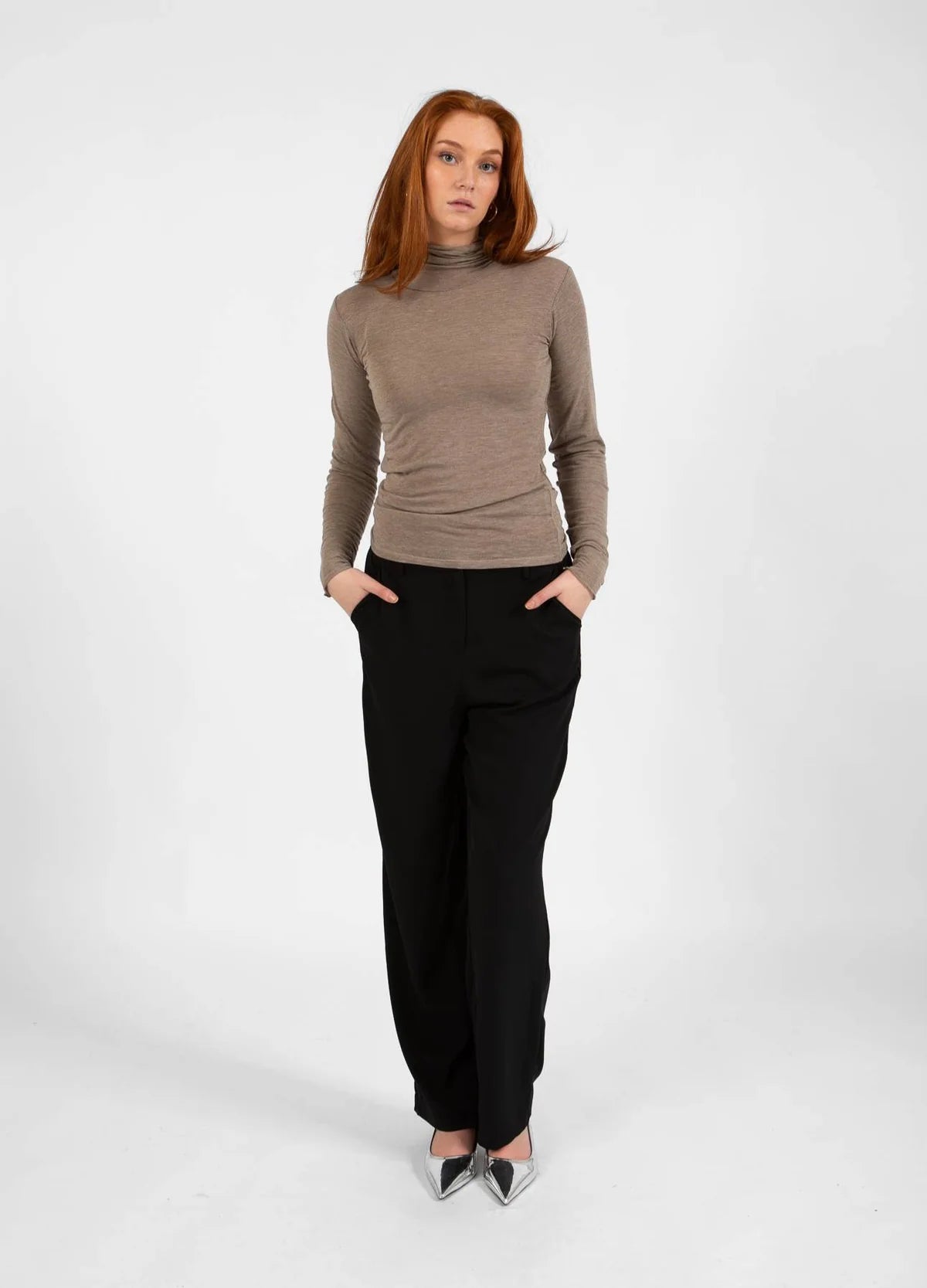 Coster Copenhagen Lana Turtleneck - Hazel Melange