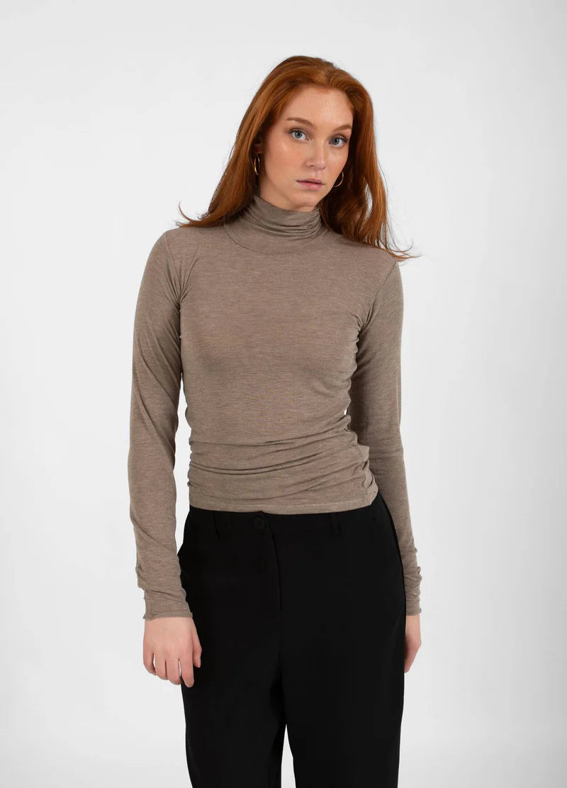 Coster Copenhagen Lana Turtleneck - Hazel Melange