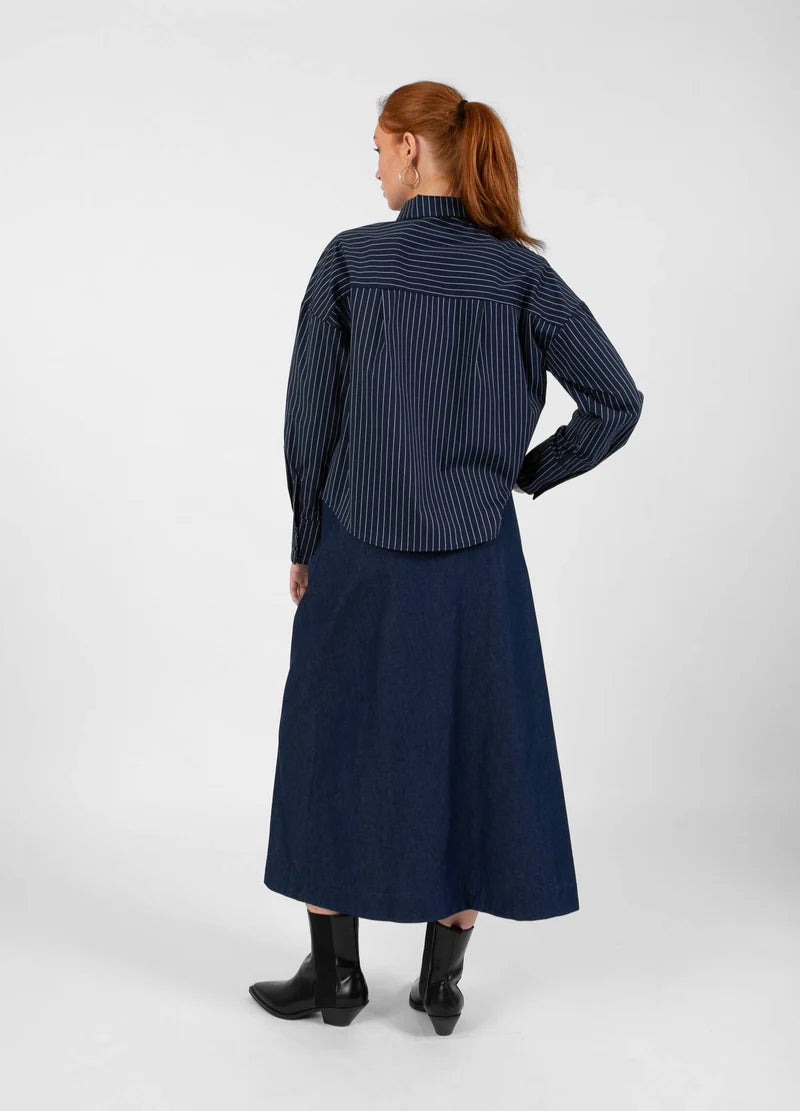 Coster Copenhagen Lyla Striped Oversized Shirt