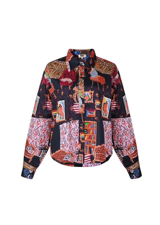 FRNCH Sartre Salon Nuit Shirt