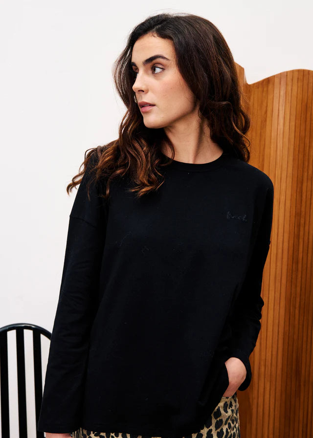 FRNCH Monstera T-Shirt - Black