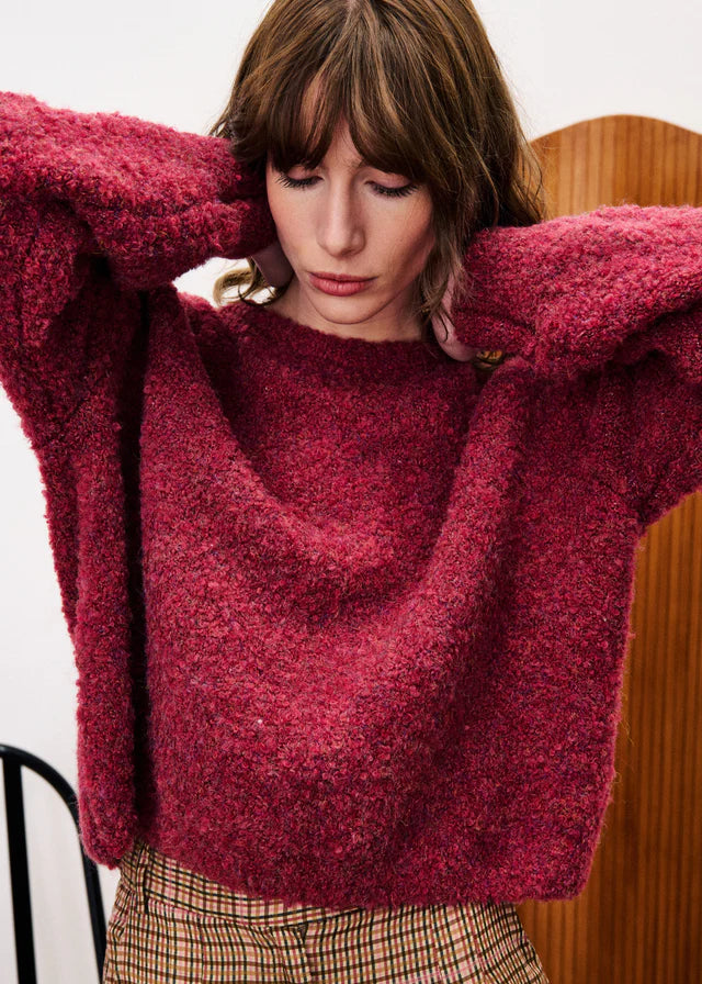 FRNCH Camelia Jumper - bordeux