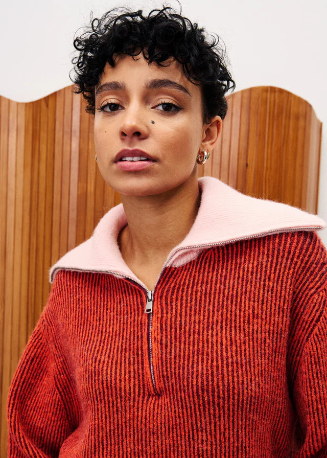 FRNCH Paloma Jumper = rouge