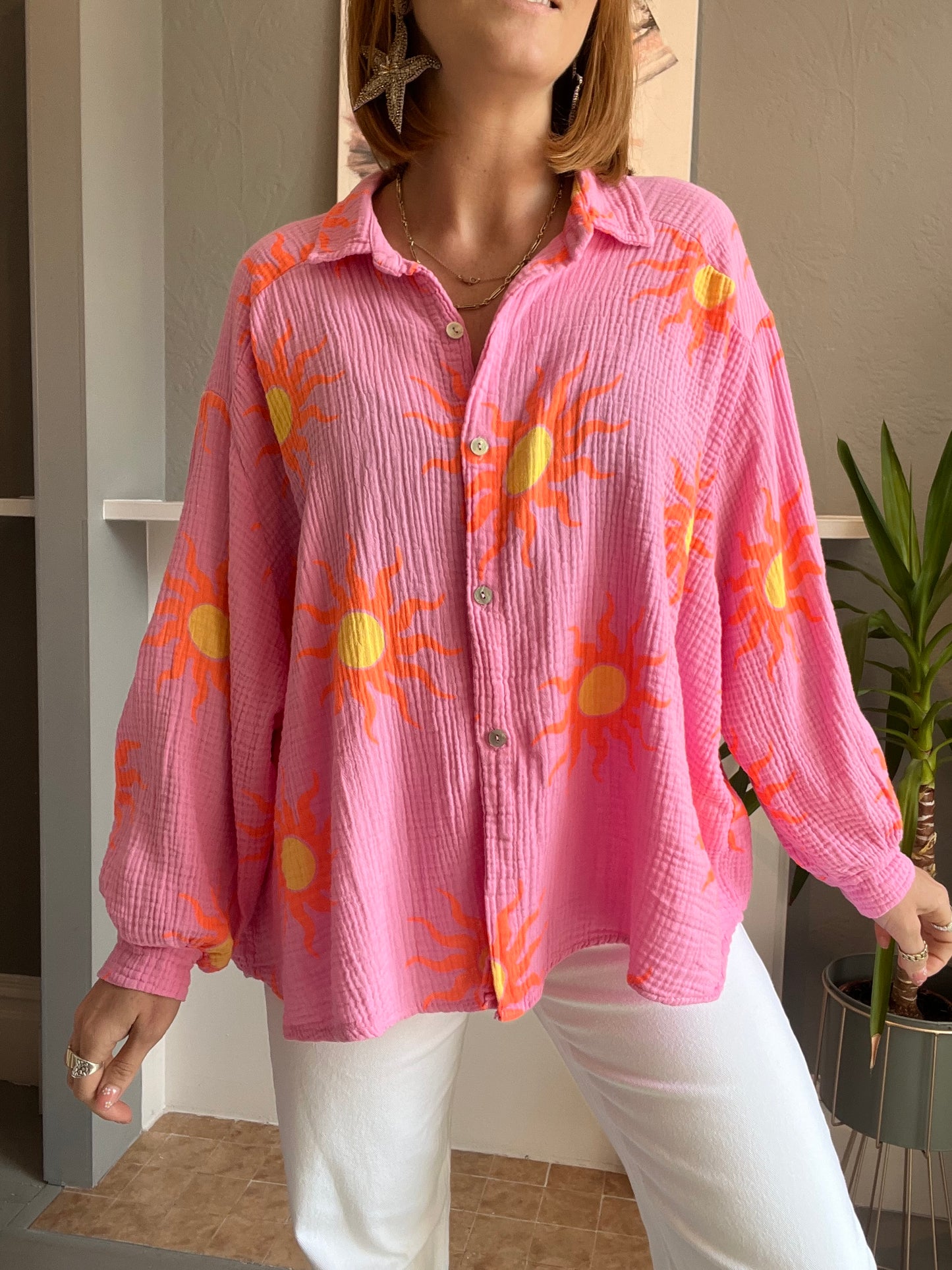 Sun shirt - pink
