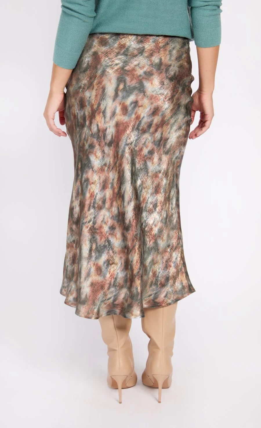 LM Blur Midi Skirt