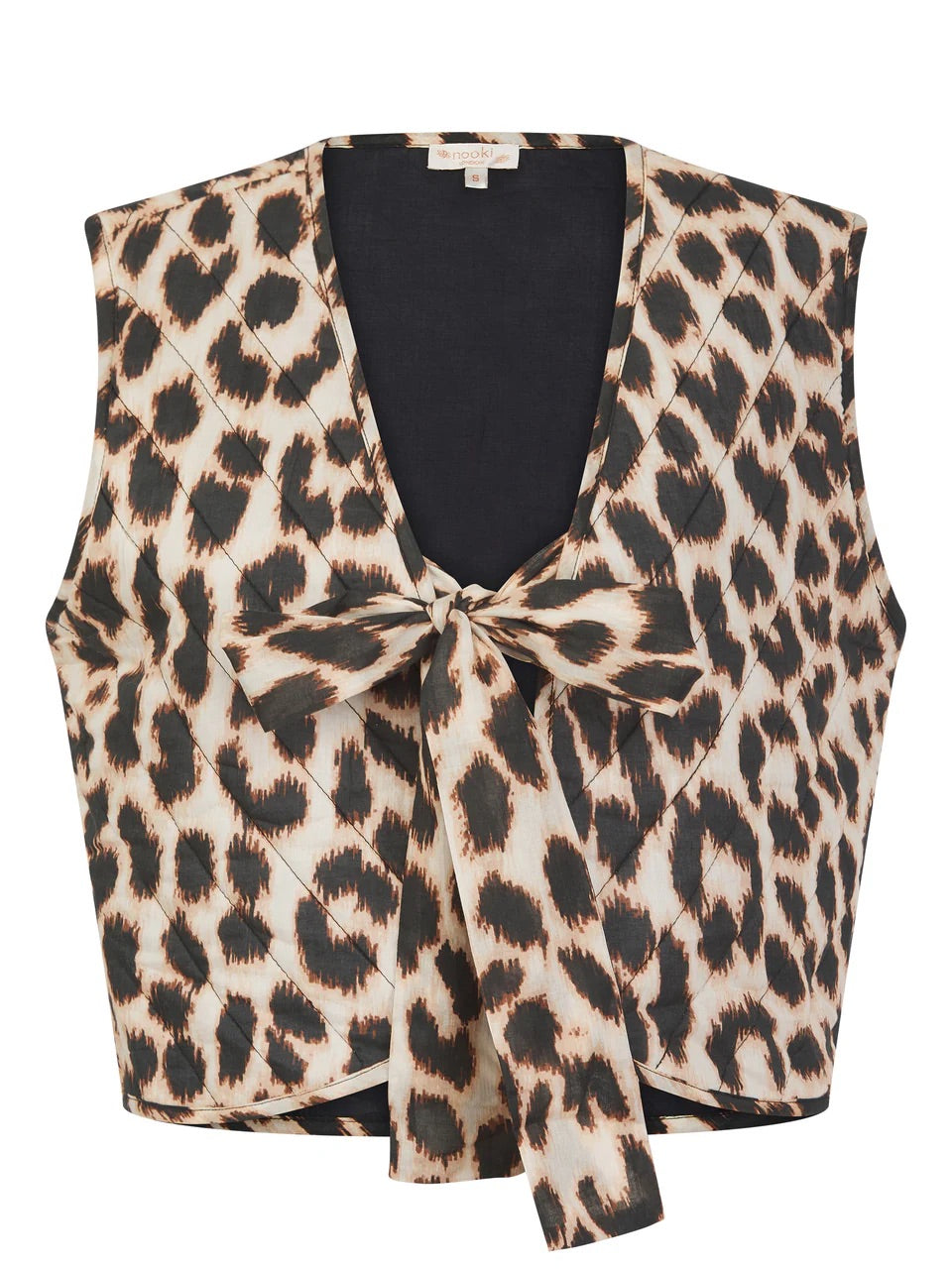 Nooki Padded Gilet - leopard