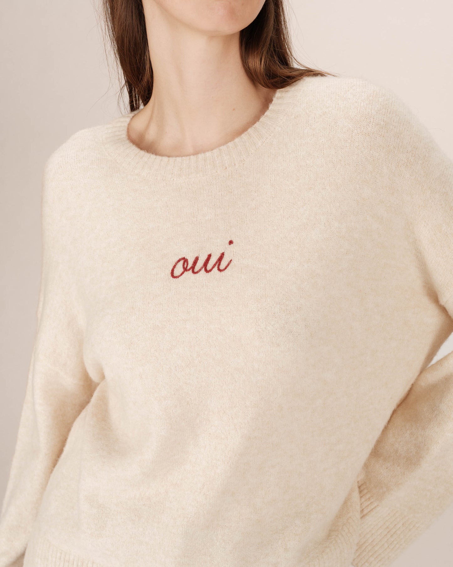 G&M Saints Jumper - beige/bordeaux