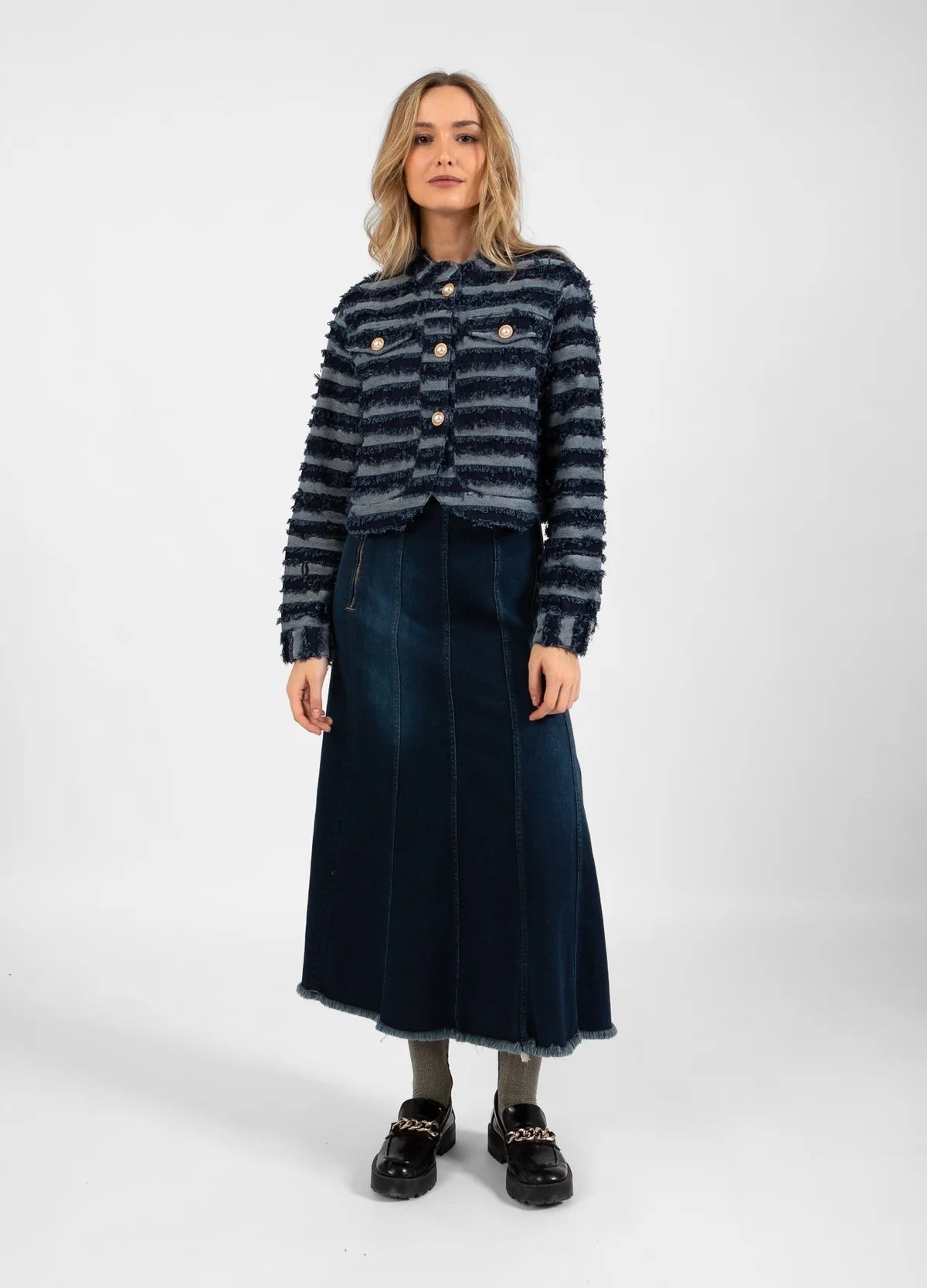 Coster Copenhagen Denim Layered Jacket
