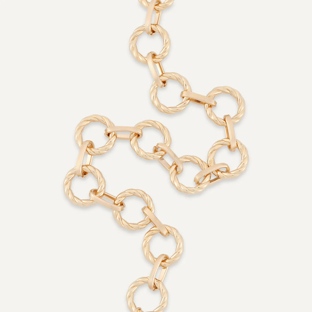 Alesha Chain Link Necklace - Gold