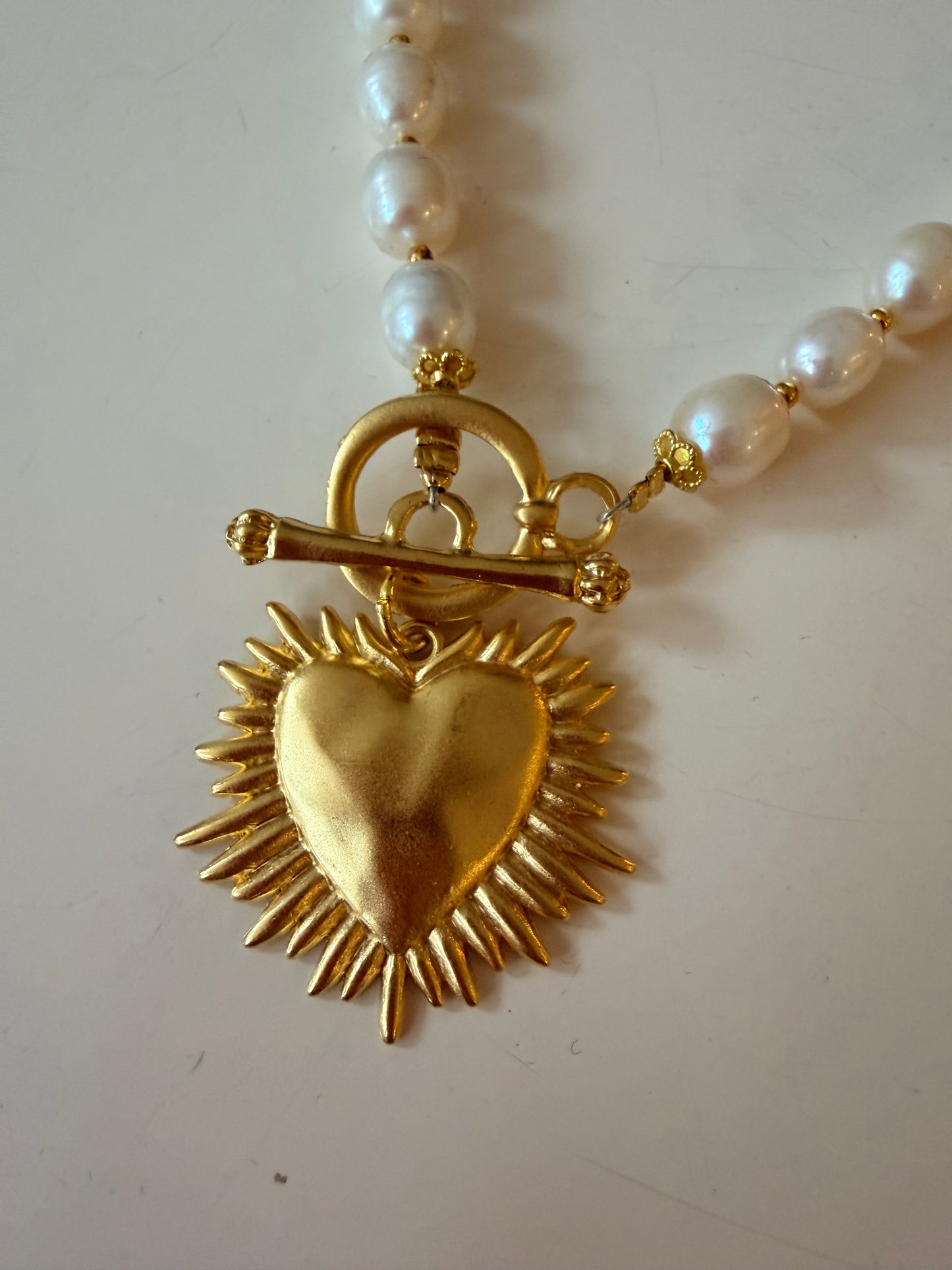 DW Heart of the Ocean Necklace - pearl/gold