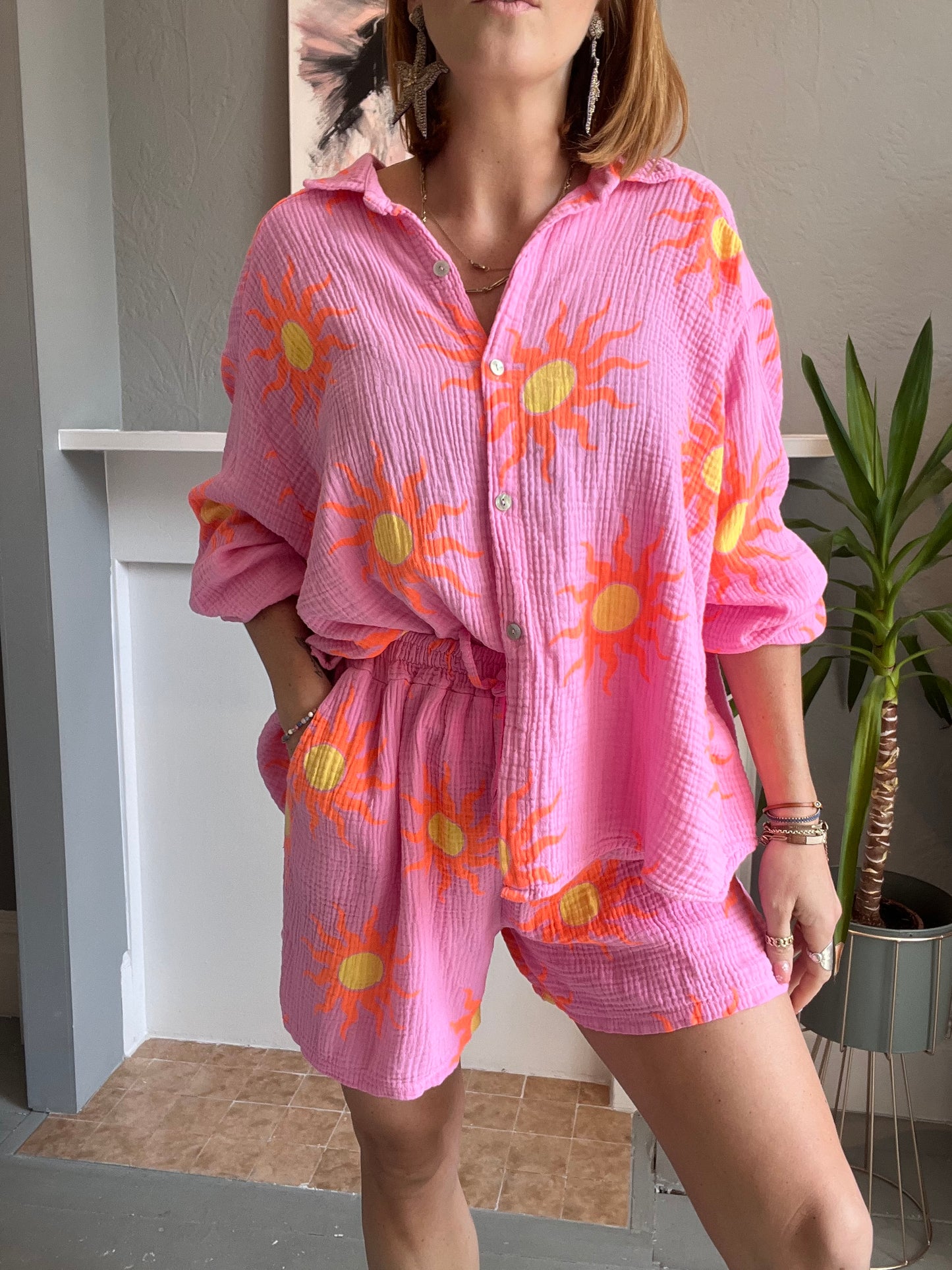 Sun shirt - pink