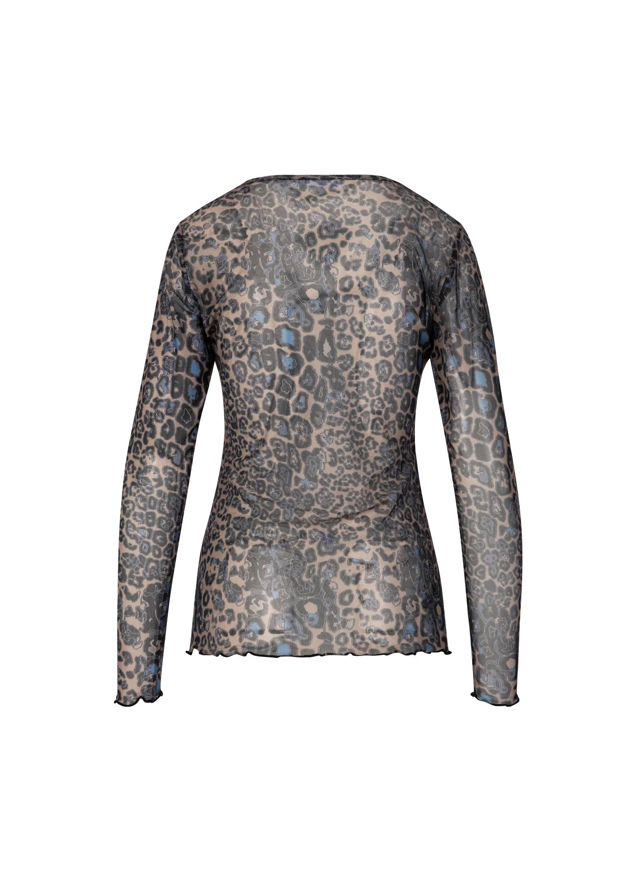 Coster CPH Eve Mesh Top - Leo Print / Blue