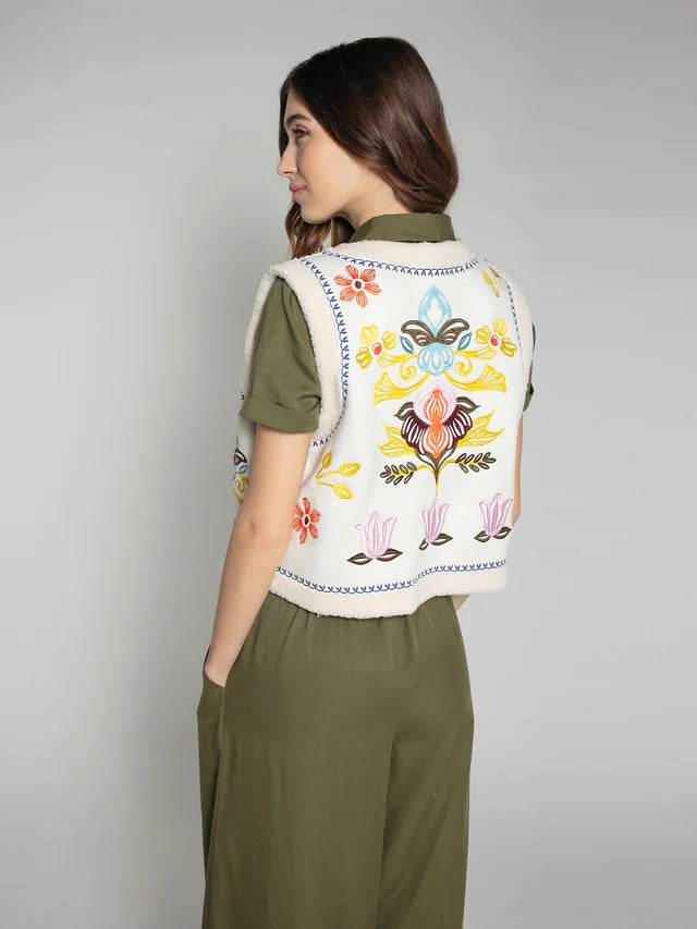 Nooki Cassidy Embroidered Gilet