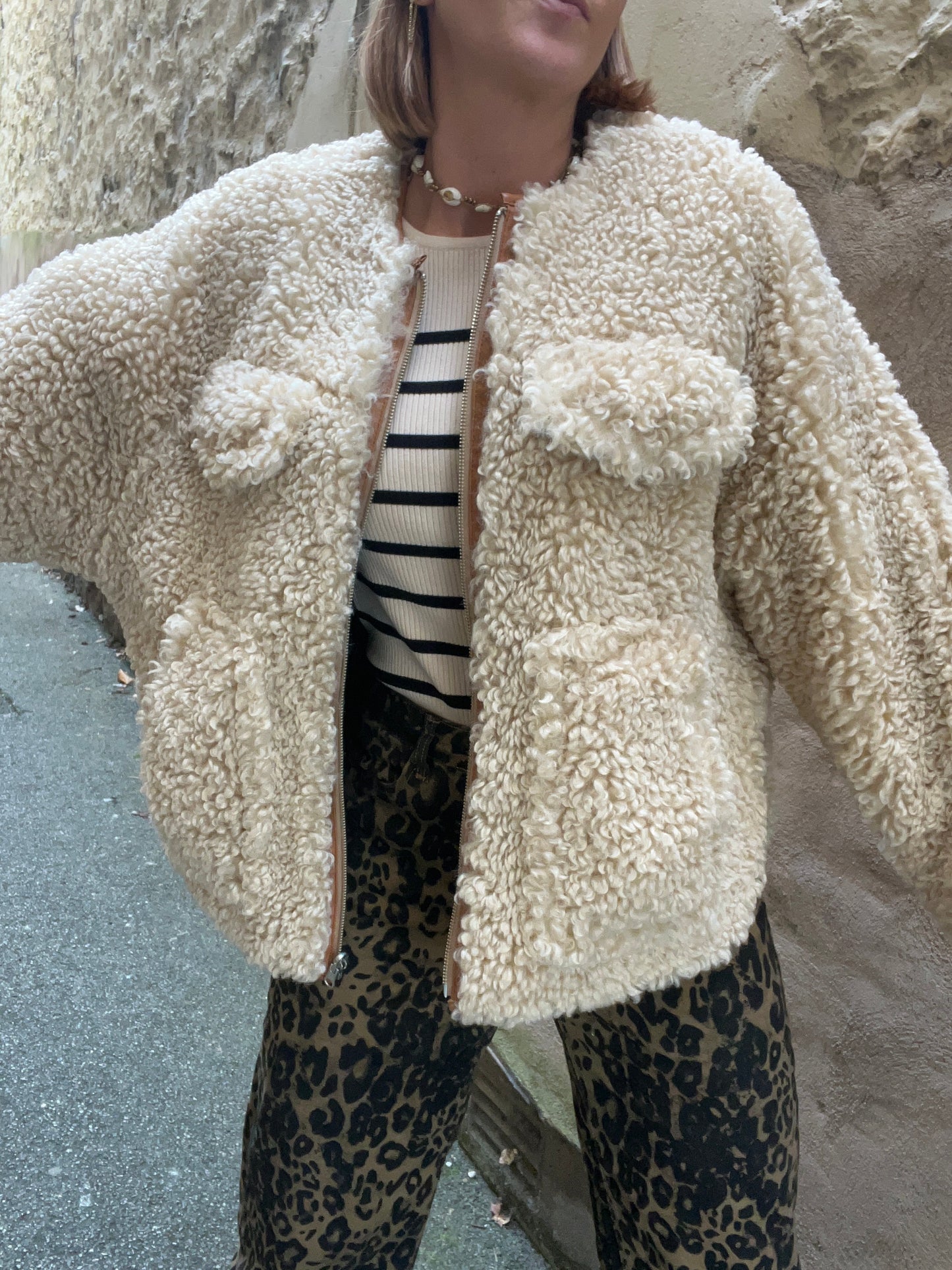 Molliolli Moe Reversible Sherpa Jacket