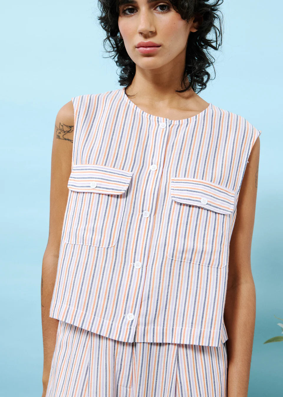 FRNCH Nilani Vest - Orange