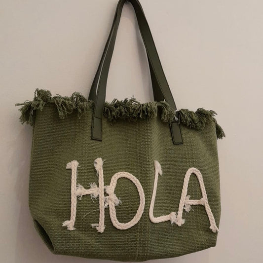 'Hola' bag - green