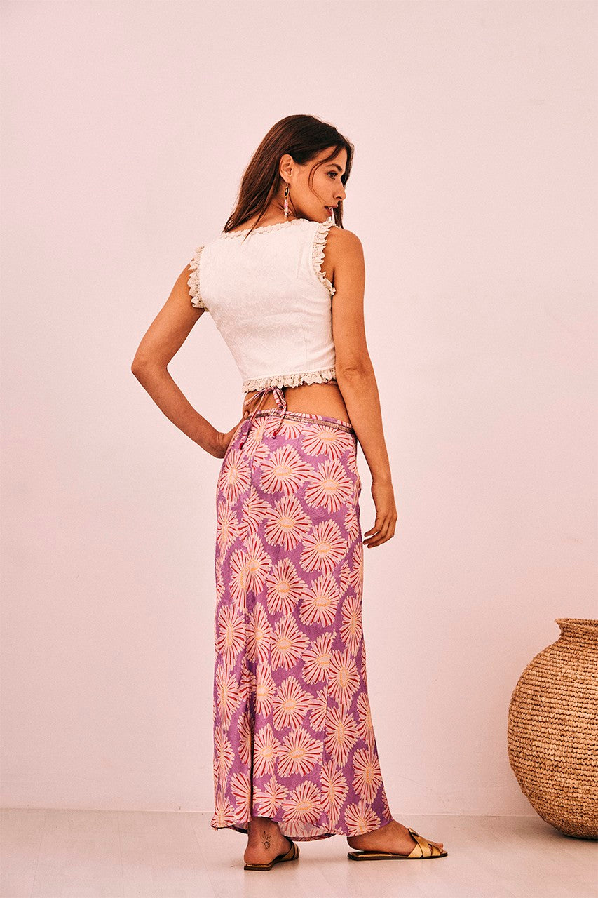 NKN Noi Printed Midi Skirt