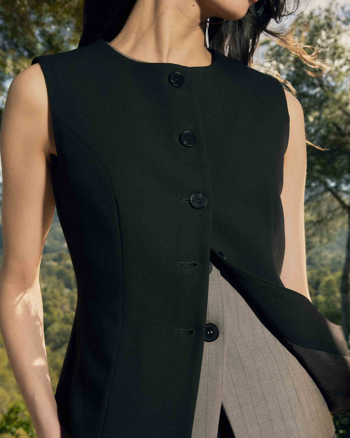 Grace & Mila Aristide Waistcoat - Chocolate