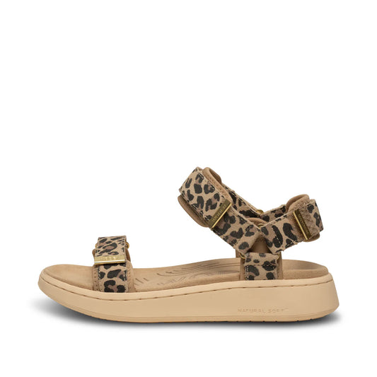 Woden Line sandals - leopard