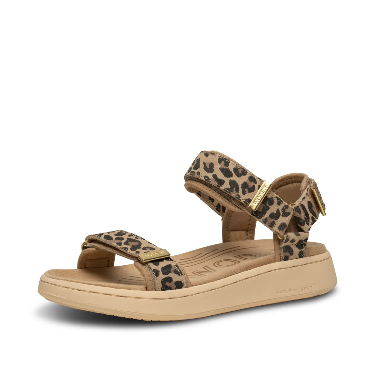 Woden Line sandals - leopard