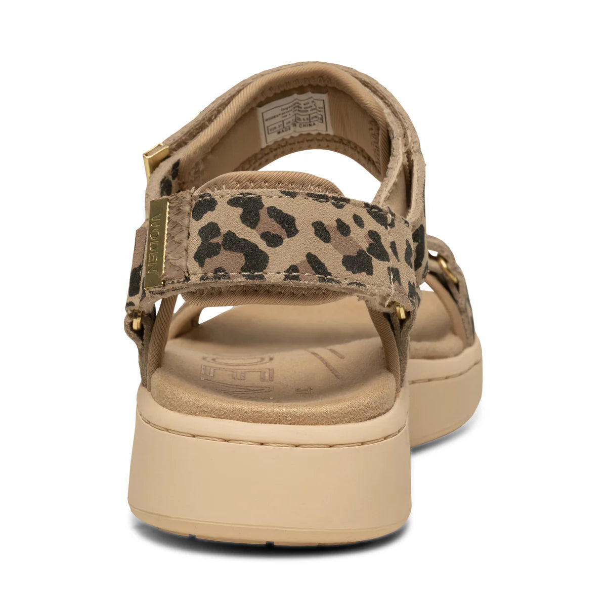 Woden Line sandals - leopard