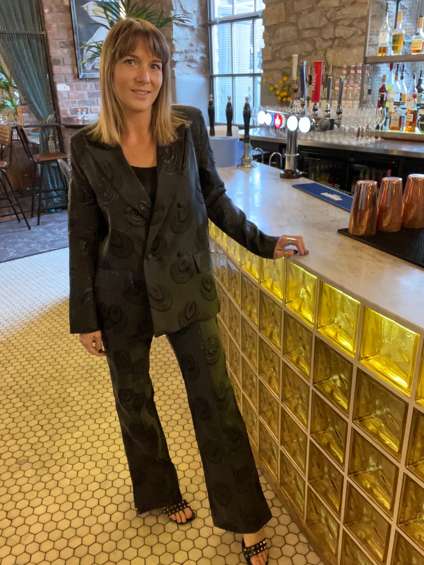 Ghospell Jacquard Blazer