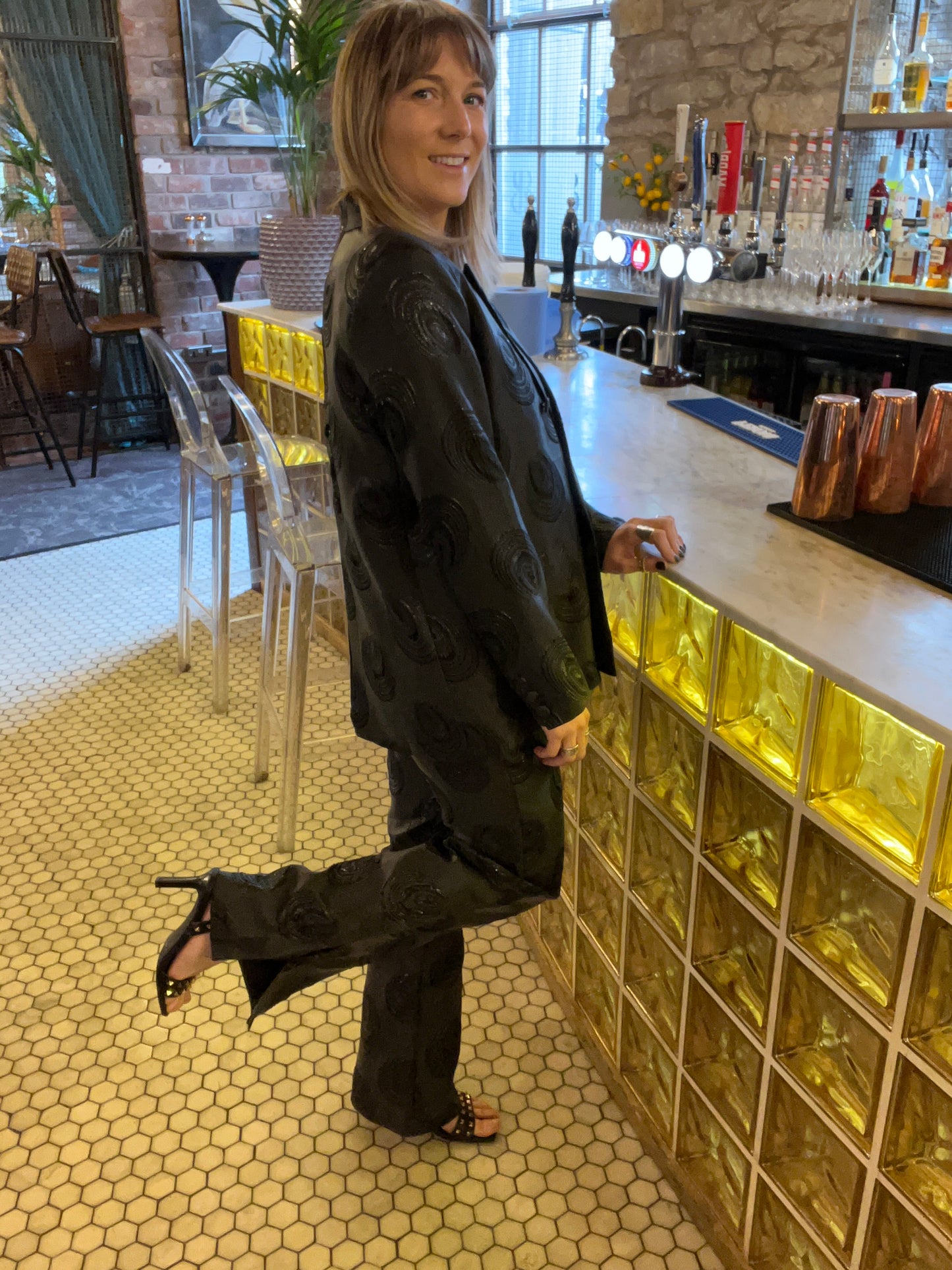Ghospell Jacquard Blazer