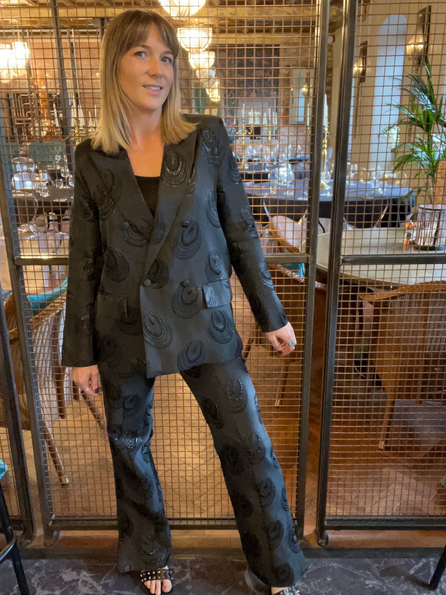 Ghospell Jacquard Blazer